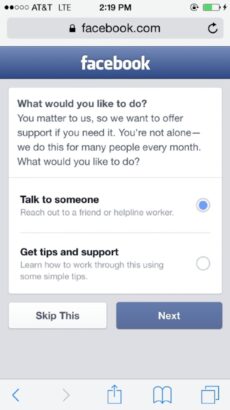 Facebook veut venir en aide auprès des jeunes.