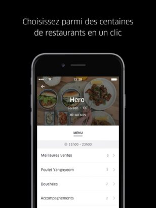 Une centaine de restaurants partenaires.