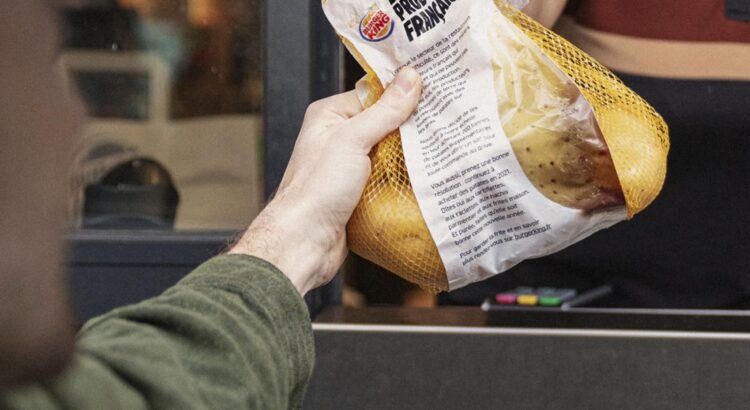 Burger King va offrir un kilo de patates à chacun de ses clients pour soutenir les producteurs