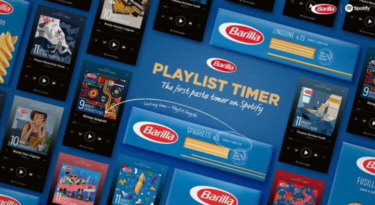 Barilla propose des playlists pour cuire ses pâtes à la perfection