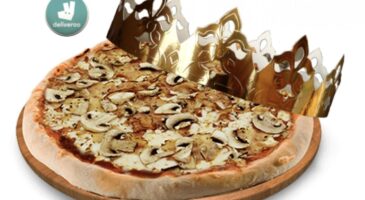 Deliveroo transforme la Galette des Rois en Pizza des Reines pour lépiphanie