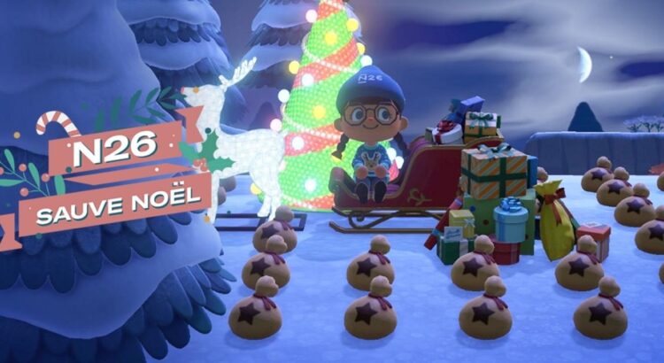 La néo-banque N26 s'invite sur Animal Crossing pour jouer au Père Noël avec un concours très spécial