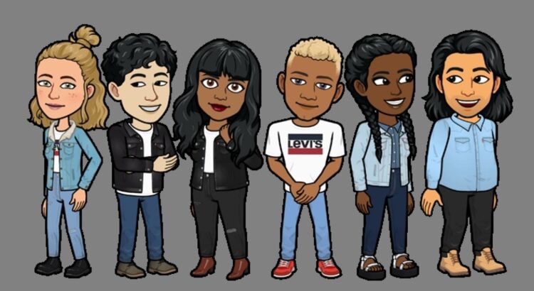 Snapchat s’associe avec Levi’s pour rhabiller ses Bitmojis