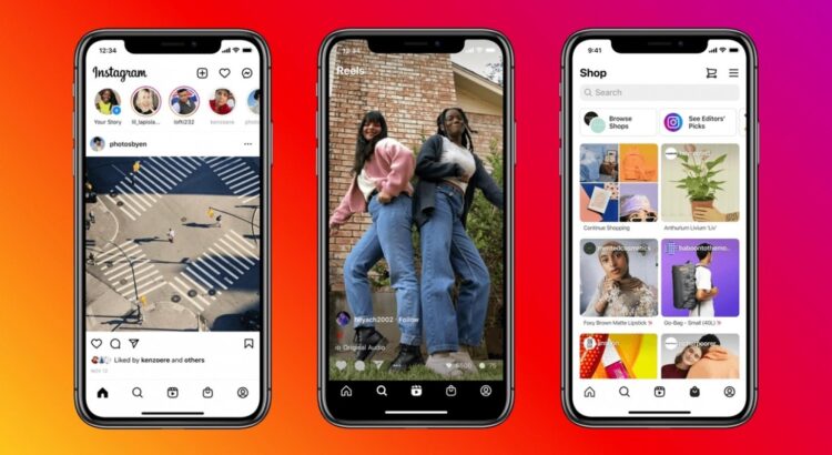 Instagram transforme son interface, toujours plus de place pour les Reels et Shop