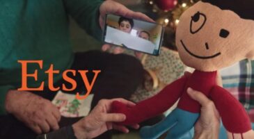 Etsy prépare le public à un Noël particulier à distance...mais toujours aussi plein d'amour