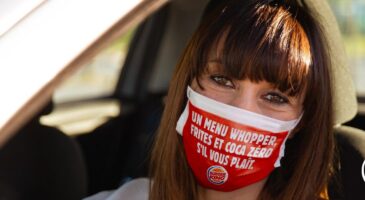 Burger King crée des masques "de bon goût" pour divertir et assurer la sécurité de ses clients