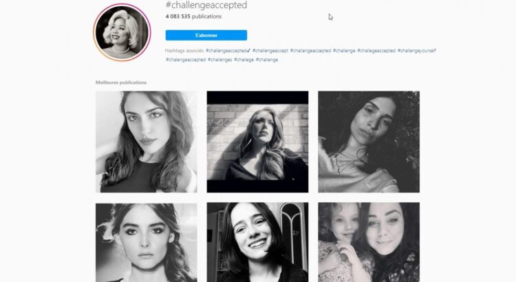 Instagram : #challengeaccepted, d’où vient ce mouvement curieux du moment qui rassemble toutes les femmes ?