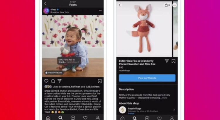 Instagram Shopping prend une nouvelle dimension, toujours plus de Social Commerce en vue