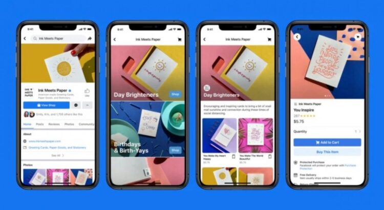 Facebook Shops, la nouveauté qui entend faciliter le e-commerce sur Facebook et Instagram