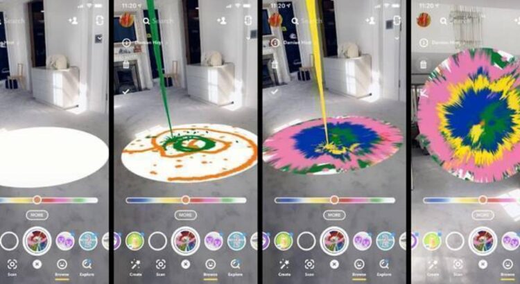 Snapchat s’associe à Damien Hirst pour proposer une nouvelle expérience artistique et innovante à ses utilisateurs
