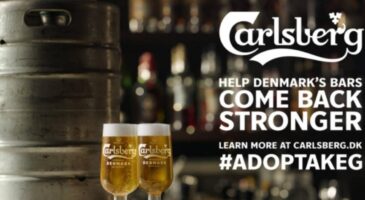 Carlsberg propose à ses clients d'adopter une bière pendant le confinement