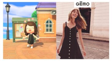 Gémo présente sa nouvelle collection dans le jeu Animal Crossing