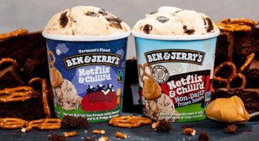 Netflix et Ben & Jerrys sassocient pour lancer une glace pour les adeptes du binge watching