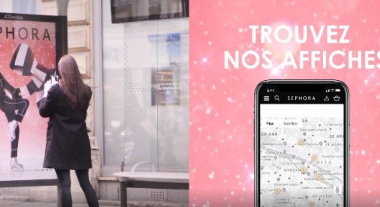 Snapchat et Sephora s’allient pour créer une des affiches publicitaires immersives grâce à la réalité augmentée