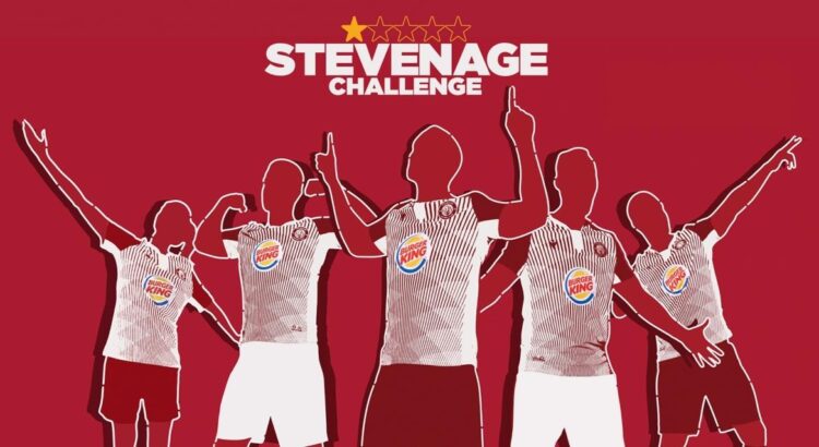 Burger King lance le #StevenageChallenge pour faire monter une toute petite équipe de foot