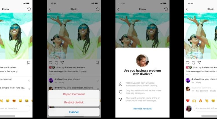 Instagram lance la fonctionnalité « restreindre » pour lutter contre le harcèlement en ligne