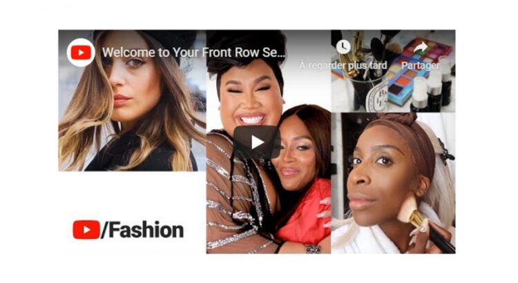 YouTube ouvre une verticale entièrement dédiée à la mode