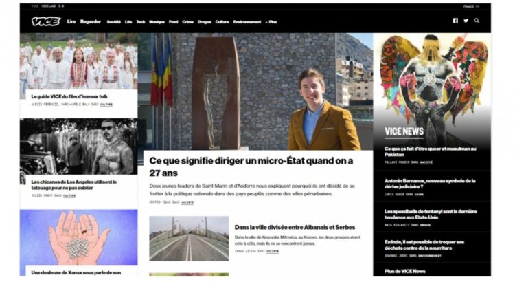 Vice Media fusionne ses verticales et renouvelle son site
