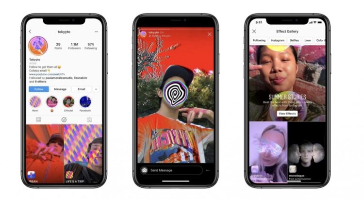 Instagram invite les Millennials à créer leur propre filtre en réalité augmentée sur l'appli