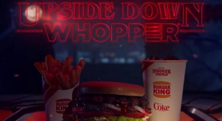 Burger King a lancé des « Upside Down Whoppers » pour séduire les fans de Stranger Things