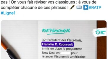 La RATP et We Are Social préparent les lycéens au Bac 2019 avec pertinence et humour