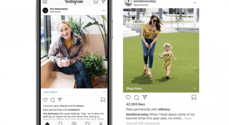 Instagram entend donner plus de visibilité aux contenus créés dans le cadre du marketing d’influence