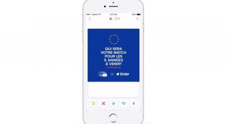 Le Parlement européen mise sur Tinder pour encourager les jeunes à voter
