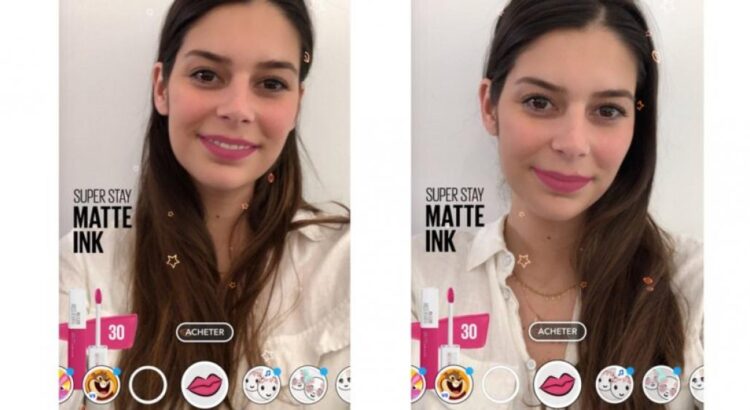 L'Oréal propose aux jeunes de tester 28 rouges à lèvres directement sur Snapchat