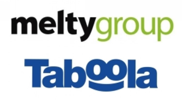 meltygroup s'associe de façon exclusive à Taboola pour améliorer l'engagement de ses utilisateurs