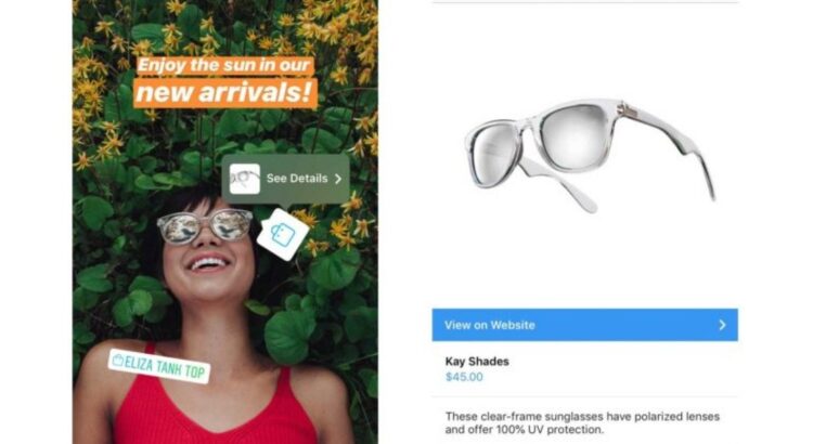 Instagram déploie sa fonctionnalité Shopping dans les stories