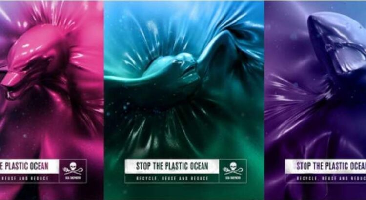 Sea Shepherd et FF New York dévoilent une campagne déchirante contre la pollution des océans