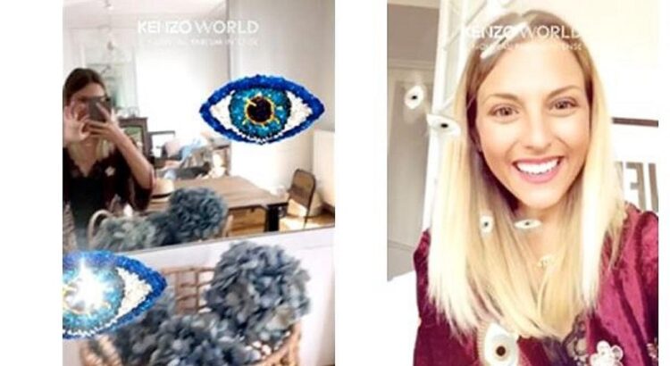 Snapchat : Kenzo Parfums lance la première World Lens sur l'appli en France