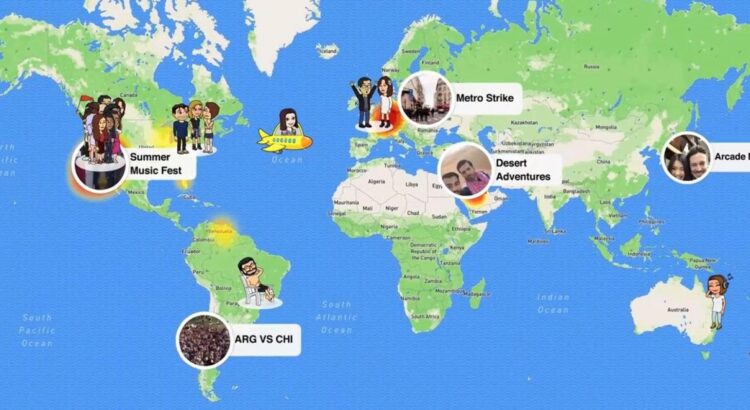 Snapchat : La nouvelle carte déployée, un atout pour les marques en misant sur la géolocalisation ?