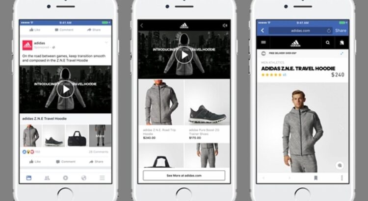 Facebook lance un nouveau format publicitaire sur mobile baptisé « Collection »