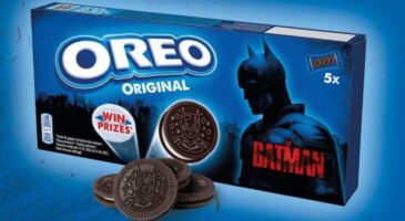 Oreo passe du côté obscur et s'habille aux couleurs de Batman