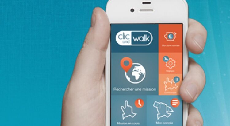Mobile : Clic and Walk, l’appli en mode bon plan qui rémunère les jeunes shoppers