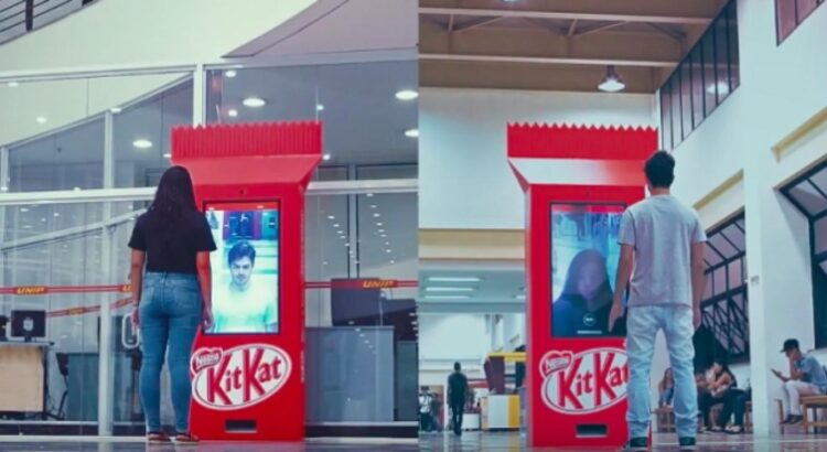 KitKat inaugure un distributeur qui ne nourrit que les gens sérieux, expérience inédite