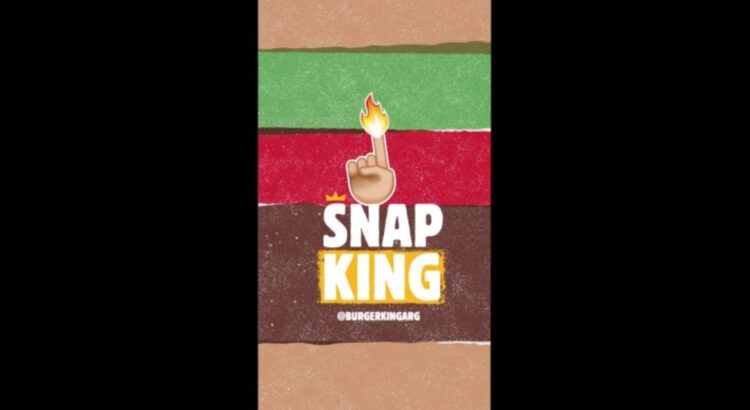 Burger King s’attaque à la concurrence sur Snapchat !