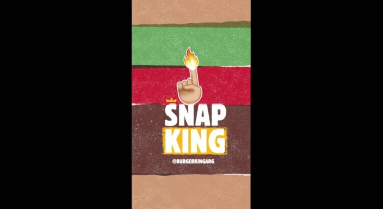Burger King s'attaque à la concurrence sur Snapchat !