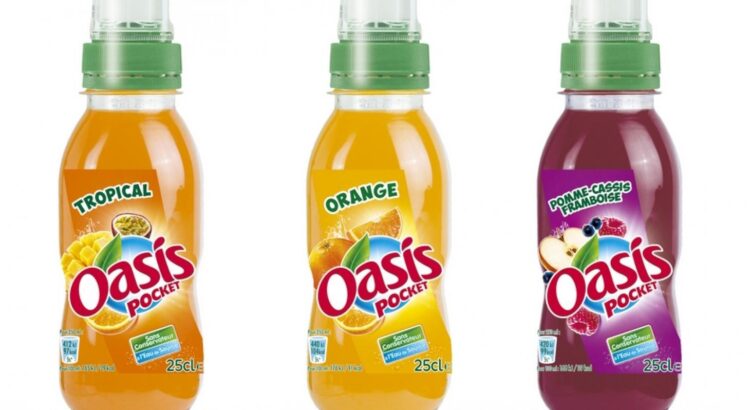 Oasis lance ses P’tites bouteilles dotées de bouchons sport pour suivre le rythme des jeunes