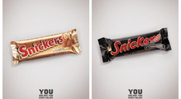 Snickers détourne le packaging de ses concurrents directs pour s'imposer toujours plus auprès des gourmands
