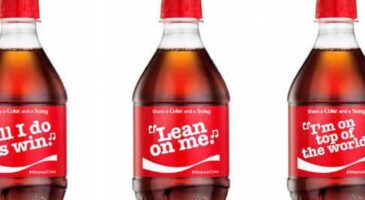 Coca-Cola remplace les prénoms par des paroles de chansons sur ses bouteilles, nouveau phénomène en vue ?