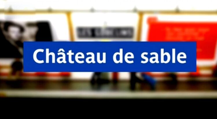 La station Chateau d’Eau rebaptisée Chateau de Sable !