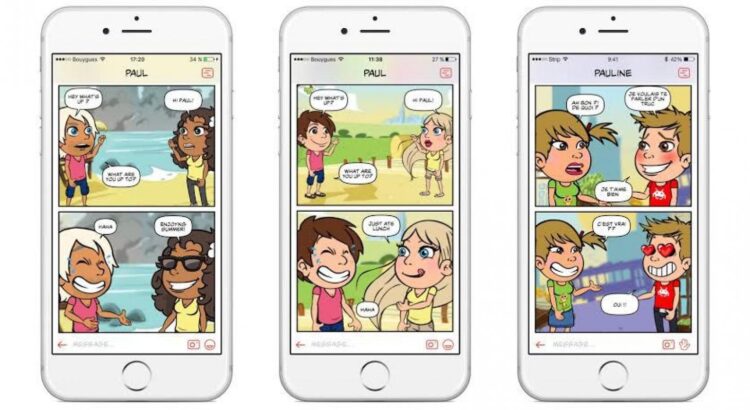 Strip Messenger, la messagerie mobile qui transforme les discussions des jeunes en BD