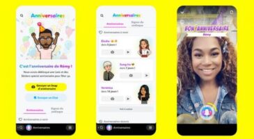 Snapchat aide ses utilisateurs à célébrer les anniversaires de leurs amis