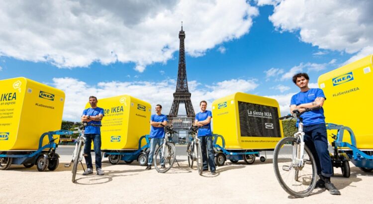 Ikea offre une sieste express aux Parisiens…et la livre dans toute la ville