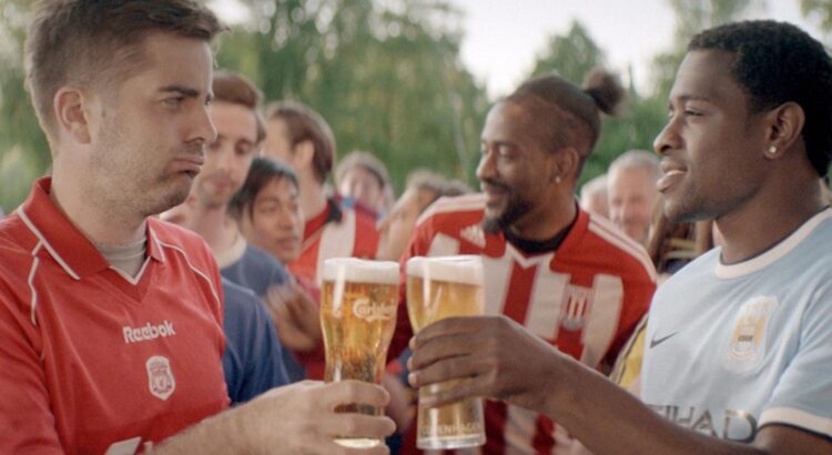 Carlsberg en mode bière-foot !