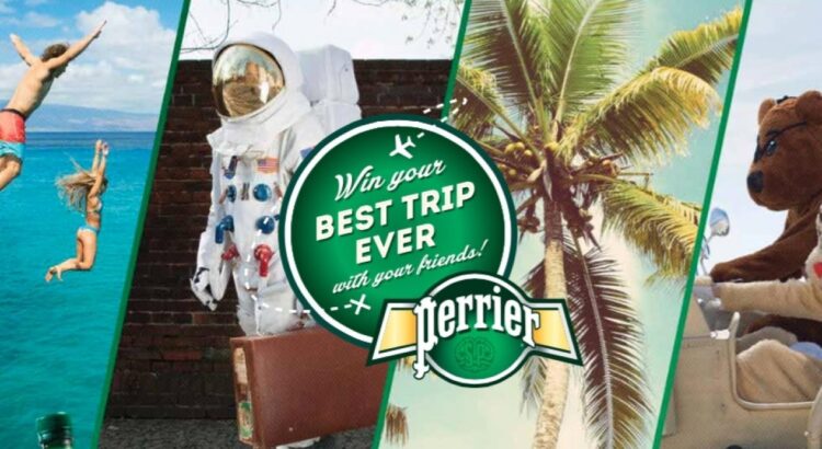 Perrier invite les jeunes en vacances !