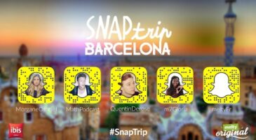 SnapTrip Barcelone :  1 websérie inédite, saison 2, 4 snapchateurs et 20 milions de snaps vus !