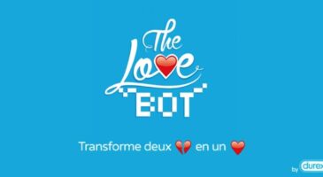 Avec The Lovebot, Durex et Marcel sallient pour devenir un Tinder de Twitter recollant les coeurs brisés